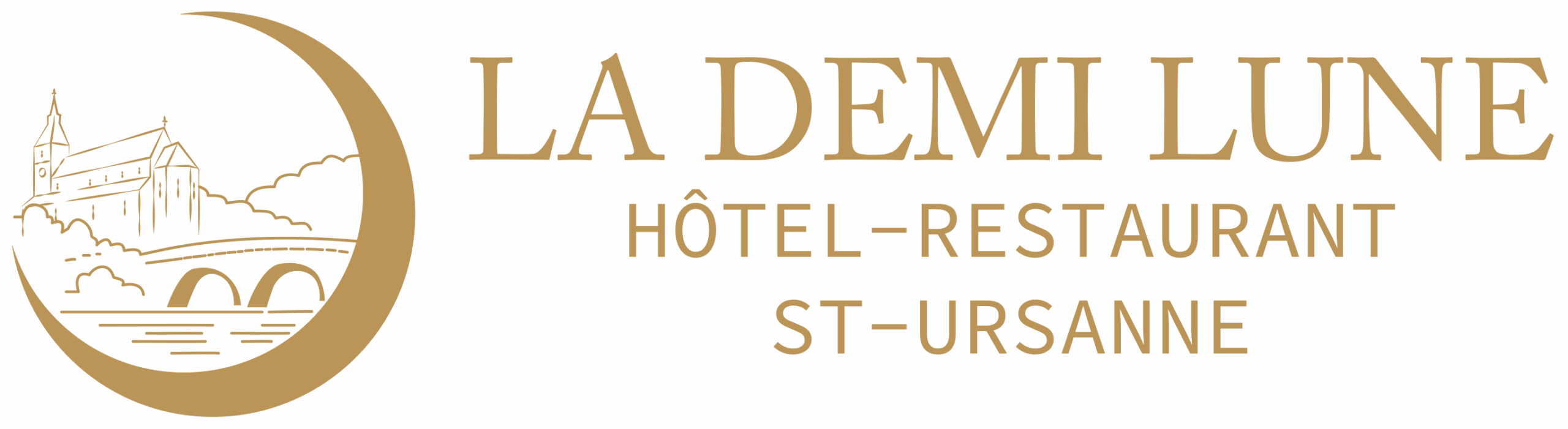 Logo de l'Hôtel-Restaurant La Demi-Lune, St-Ursanne