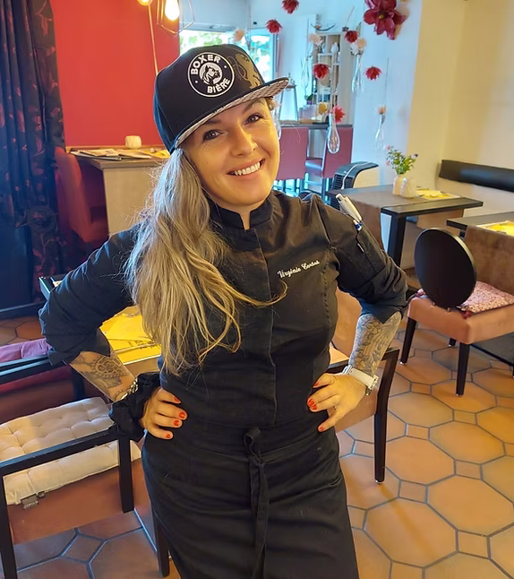 Virginie Cortat, cheffe cuisinière de La Demi-Lune